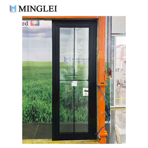 <span class=keywords><strong>Porte</strong></span> <span class=keywords><strong>d</strong></span>'<span class=keywords><strong>entrée</strong></span> à battant en aluminium à rupture de pont thermique certifiée NFRC, <span class=keywords><strong>triple</strong></span> <span class=keywords><strong>vitrage</strong></span>, isolée Low-E, pour extérieur de maison - Product Image 3