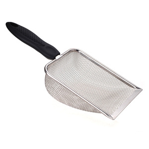 Outil de nettoyage, pelle à litière pour chat en acier inoxydable, manche <span class=keywords><strong>long</strong></span>, pelle à litière pour animaux - Product Image 6