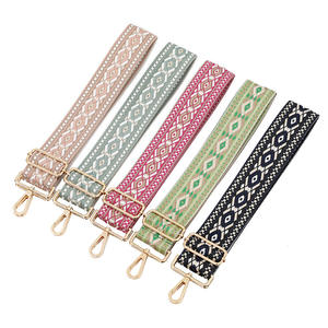 Яркий жаккардовый ремешок Meetee диаметром 5 см, аксессуары для сумок, регулируемый длинный ремешок на плечо - Product Image 1