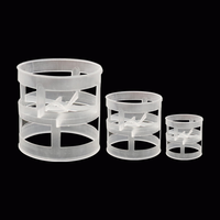 Kunststoff-Pall-Ringe aus PP, PVC, CPVC, PTFE, Korrosionsbeständige Turmabfüllung für Säuregasabsorption und Entschwefelungstürme