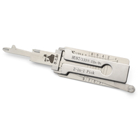 Outil de serrurier LISHI 2 en 1 HU87, en métal durable, pour le crochetage et le décodage de serrures de voiture, compatible avec la plupart des clés de voiture