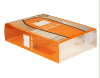 Boîte cadeau en plastique pliable personnalisée en PVC pour bouteille, emballage recyclable pour bouteille de shampoing cosmétique en plastique pour animaux de compagnie