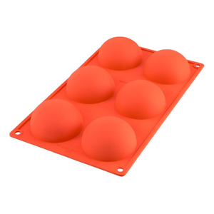 Stampo pasticceria <b>silicone</b> 6P Half Sphere (7cm) 30 002 00 0060 - Product Image 3