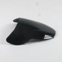 CFP-2019-3 accessoires de moto en plastique pour pare-brise pare-brise noir pour HONDA CBR 600 f4 1999 2000