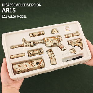Modelos <span class=keywords><strong>de</strong></span> Pistolas Metálicas en Miniatura LT 1:3 al por Mayor, AR15 Camuflaje Desértico, Kit <span class=keywords><strong>de</strong></span> Construcción a Escala, Modelo <span class=keywords><strong>de</strong></span> Pistola Metálica para Adultos - Product Image 4