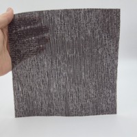 Tapis décoratif unique en vinyle PVC tissé effet cuir plat, motif durable pour salon et bureau