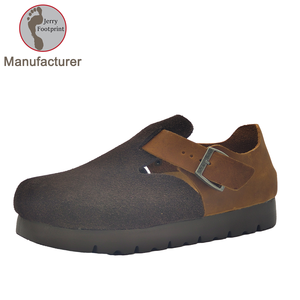 定制高品质软木木塞凉鞋真软木防滑牛皮天然支持健康脚厚底专家制造商 - Product Image 1