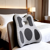 Coussin ergonomique en mousse à mémoire de forme avec housse amovible, soutien lombaire pour soulager les douleurs dorsales, idéal pour chaise de bureau à domicile