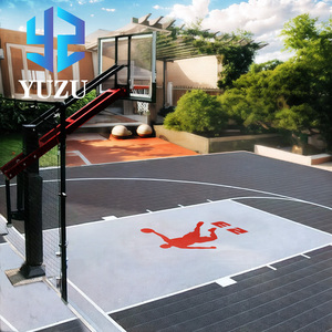 Baldosas de Baloncesto Poliméricas para Superficies Duras, Revestimiento de Suelo Entrelazado de Alta Resistencia, Panel Moderno para Gimnasios y Pistas de Atletismo - Product Image 3