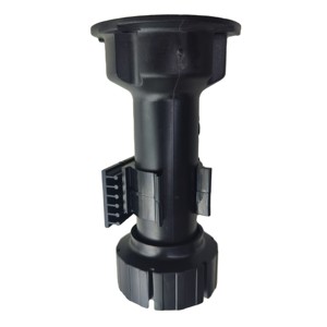 GQK Furniture Leveling Sofa Legs Black Plastic <b>Adjustable</b> Feet Kitchen Plastic <b>Adjustable</b> Cabinet Leg - Product Image 6
