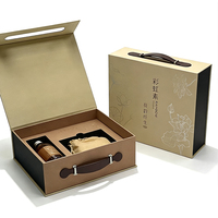 Boîte cadeau magnétique de luxe pour échantillons de matériaux de construction, boîte d'emballage personnalisée pour carrelage, pierre, panneau avec insert en mousse