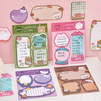 Bloc de Notas Autoadhesivo con Dibujos Animados Kawaii Y711 para Material Escolar