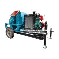 Déchiqueteuse mobile motorisée pour bois, petite, multifonctionnelle, pour copeaux de bordure, grande machine à broyer les branches, moteur à engrenages pour paille