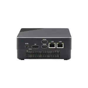 AMD Mini PC NUC R5 5500U R7 Ryzen 7 5700U 4800H8コア2.5GデュアルLANDP HD-MI WiFi6 Win11 Ubuntu OEMミニゲーミングPCコンピューター