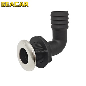 Raccord de vidange coudé en nylon et acier inoxydable Seacar 38 mm pour matériel de bateau marin - Product Image 3