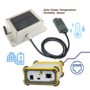 Alarme de sécurité solaire La station RF reçoit de l'énergie solaire Capteur de température et d'humidité Capteurs sans fil à énergie solaire - Product Image 1