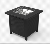 Table de foyer extérieur Portable Bbq Grill Gas Fire Pit marbre top TB-09