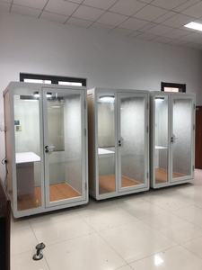 Cabina Ufficio Mobile Portatile Insonorizzata Pod per Riunioni Cabina Telefonica Isolata Acusticamente Postazioni Ufficio Private - Product Image 6