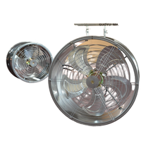 Ventilateur d'extraction électrique en acier inoxydable de fabrication directe, à économie d'énergie, pour système de circulation d'air et de refroidissement pour serres et poulaillers