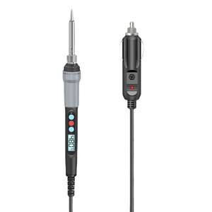 Allume-cigare de voiture <span class=keywords><strong>basse</strong></span> <span class=keywords><strong>tension</strong></span> DC 12V/24V, <span class=keywords><strong>fer</strong></span> à <span class=keywords><strong>souder</strong></span> numérique pour voiture avec affichage numérique 18-72W - Product Image 6