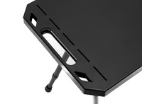 Table de camping pliable en aluminium légère et portable avec plateau en ABS, hauteur réglable, multifonctionnelle, table de pique-nique tactique d'extérieur