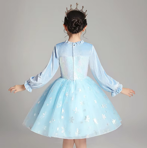 Vestido de <span class=keywords><strong>Primera</strong></span> Comunión Formal <span class=keywords><strong>para</strong></span> Niñas DeepMind, Cuello Redondo, Terciopelo, Satén, Bordado, Encaje, Disponible en Varios Colores, Tallas S-XL <span class=keywords><strong>para</strong></span> Edades de 12 Años - Product Image 2