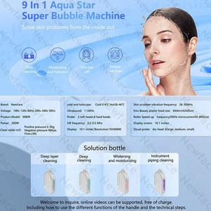 Newface Aqua máy bay phản lực vỏ vẻ đẹp Hydra chăm sóc dermabrasion mặt nano Meso trị liệu không có kim hydrat hóa Oxy Hydro máy mặt - Product Image 2