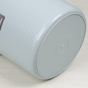 Yongxing Plastic Trash Can 8L Cylindrical <b>With</b> <b>Lid</b> Indoor Use Sorting Waste Bin - Product Image 3