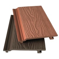 Panneau de plafond et panneau mural en WPC imperméable antidérapant pour extérieur, revêtement mural en PVC imitation bois, façade en bois d'érable, forme carrée