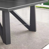 Table de jeu de tennis de table personnalisée, artisanat professionnel haut de gamme, table de Ping-pong unique en bois massif