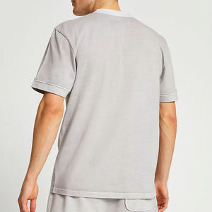 Ventes en gros de tenues 100% coton, épaisses et lourdes, 210 g/m², <span class=keywords><strong>cargo</strong></span>, t-shirt personnalisé <span class=keywords><strong>avec</strong></span> short pour hommes - Product Image 5