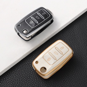 Ốp Chìa Khóa Lật Xe Hơi TPU Thời Trang Cho <span class=keywords><strong>VW</strong></span> Volkswagen Golf 7 MK7 Tiguan MK2 Cho Seat Ateca Leon FR 2 Ibiza Skoda Octavia <span class=keywords><strong>Keyless</strong></span> - Product Image 5