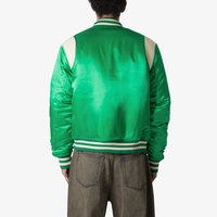 Veste bomber unisexe à fermeture éclair de haute qualité surdimensionnée coupe-vent unie écologique col montant style formel automne OEM