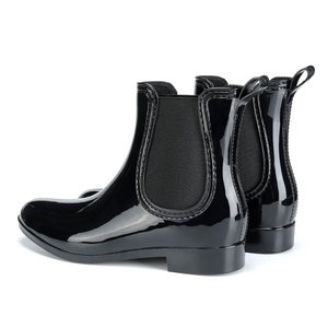 <span class=keywords><strong>Botas</strong></span> <span class=keywords><strong>cortas</strong></span> impermeables <span class=keywords><strong>de</strong></span> PVC para mujer, zapatos antideslizantes <span class=keywords><strong>de</strong></span> uso diario, botines <span class=keywords><strong>de</strong></span> <span class=keywords><strong>lluvia</strong></span>, Chelsea, venta al por mayor - Product Image 3