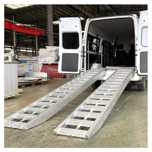 Rampa de Aluminio Reforzada CAIXIN de 4.5m para Remolque, Accesible y sin Barreras, para Equipos, Montacargas, Autos, SUV, ATV, ORV - Product Image 6