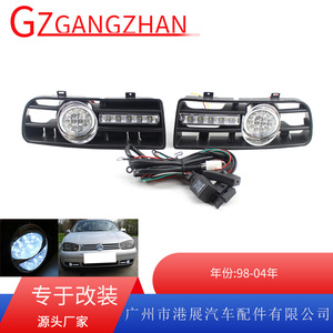 ไฟตัดหมอก LED พร้อมไฟ DRL สำหรับโฟล์คสวาเกน กอล์ฟ 4MK4 1999-2004 ชุดกระจังหน้า 6000 ลูเมน - Product Image 5