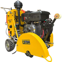 Coupe-asphalte portable à essence, lame de 500 mm, pour travaux en zone isolée, sans alimentation électrique, coupe de béton