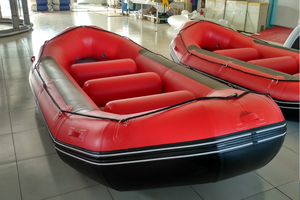 Bote Inflable de PVC para Deportes Acuáticos de 430 cm, Bote de Pesca con Remos de Aluminio, J-SR430, Bote Inflable de 430 cm - Product Image 2