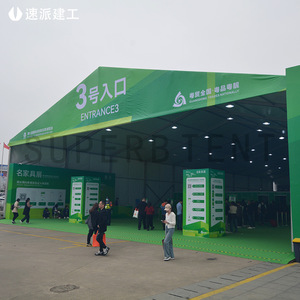 Carpa Rectangular para Exposiciones al Aire Libre, de PVC y Tela Oxford, con Estructura Metálica, Impermeable, para Uso en Ferias Comerciales en Todas las Estaciones - Product Image 2