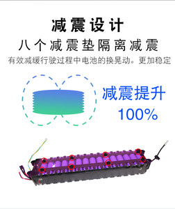 Compatible 36V Lithium Battery for Scooter Non-Original Universal for M365 <strong>Hoverboard</strong> 1S <strong>Repair</strong> N1003 - Product Image 3