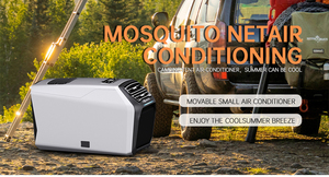 En gros 8000Btu bas décibel extérieur Camping pique-nique Mini Air-conditioning110v 220v AC 48V DC Mini <span class=keywords><strong>climatiseur</strong></span> portable - Product Image 4