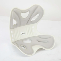 Chaise de bureau ergonomique moderne avec protection lombaire, design trèfle, base en latex, tissu polyester, dossier inclinable