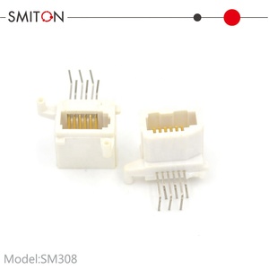 <strong>UK</strong> Model RJ12 PCB <strong>Socket</strong> 6P6C BT Modular Jack - Product Image 4