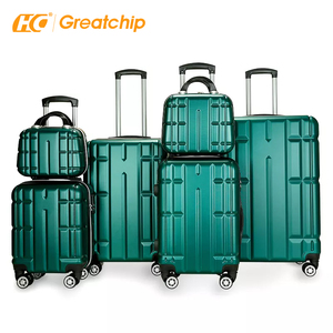 Set di 6 pezzi Hardshell in ABS <span class=keywords><strong>Elite</strong></span> con bagaglio di lusso in acciaio per <span class=keywords><strong>viaggi</strong></span> Executive transcontinentali e spedizioni familiari a cinque stelle - Product Image 3