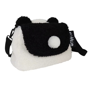 Bolsa de Hombro de Peluche Personalizable con Diseño de Panda de Dibujos Animados, Regalo de Cumpleaños para Niños - Product Image 3