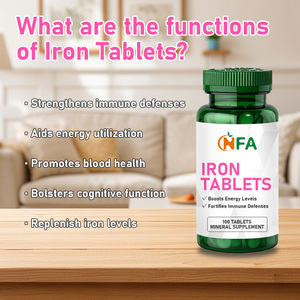 Tabletas de Hierro al por Mayor, Aumentan la Defensa Inmunológica, Incrementan los Niveles de Energía, Suplemento de Minerales Naturales - Product Image 5