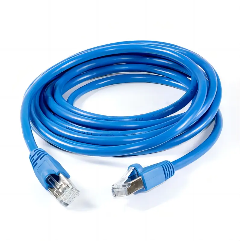 Innen 1m FTP CAT5e Patchkabel RJ45 24AWG 26AWG Kupfer CCA OEM Ethernet Kabel 1000 Mbit/s 250MHz PVC CM CMP CMR ICT Netzwerk verkabelung