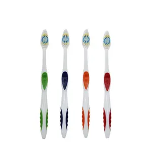 Hot selling in Egypt and India deep cleaning medium bristle adult toothbrush cheap plastic tooth brush