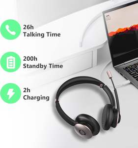 Logo personnalisé pour <span class=keywords><strong>casque</strong></span> Bluetooth avec <span class=keywords><strong>support</strong></span> de chargement microphone <span class=keywords><strong>casque</strong></span> sans fil pour ordinateur PC portable téléphone Skype - Product Image 5