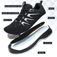 Chaussures de sécurité JIANKUN Sport Style SBP/EH 6KV, isolantes électriquement, avec embout en acier anti-écrasement et anti-perforation